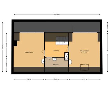 Chambre à louer à Kruisstraat, Heerlen - Photo 3