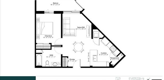Aera St-Hilaire - Condo 3 1/2 Occ. Immédiate à louer - appartement / logement - Photo 2