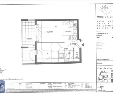 Appartement à louer 2 pièces 41.5m² - Photo 1