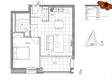 2 ½ PIÈCES AVEC BALCON SUD - Proche de la gare ! - Foto 5