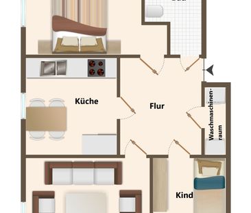 IN SANIERUNG! 3-Zimmer für die kleine Familie! Mietbeginn ab 01.02.... - Foto 1