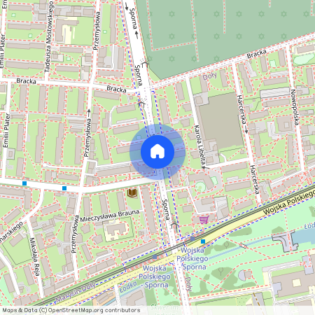 ul. Sporna, Marysin Doły, Bałuty, Łódź, łódzkie