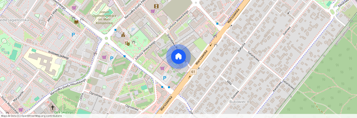 ul. Stanisława Wyspiańskiego, Legionowo, legionowski, mazowieckie