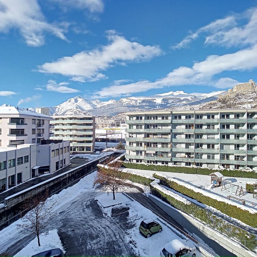 Sion, appartement de 3.5 pièces près des berges du Rhône - Photo 1