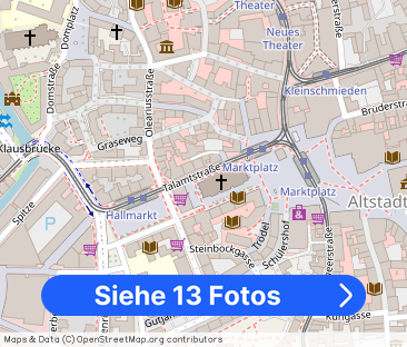 Zentraler geht es nicht - 4-Raumwohnung inklusive Einbauküche im He... - Foto 1