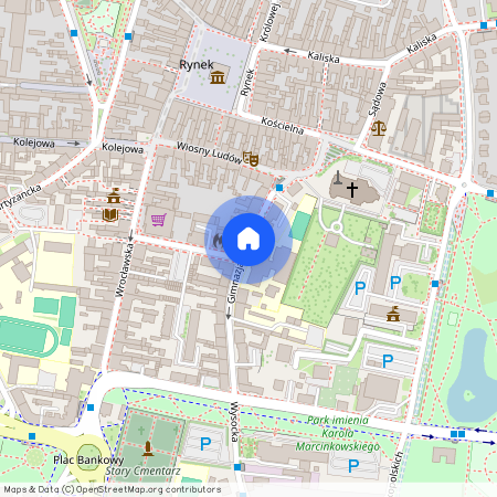 ul. Gimnazjalna, Ostrów Wielkopolski, ostrowski, wielkopolskie