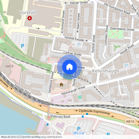 Platinum Studio River View at Glasgow West End, 31 Gilbert Street G3