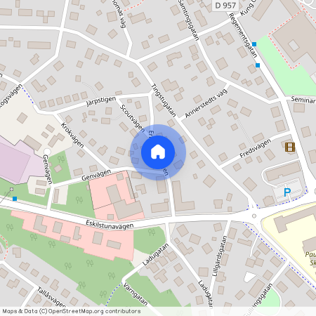 Erikslundsvägen, Strängnäs