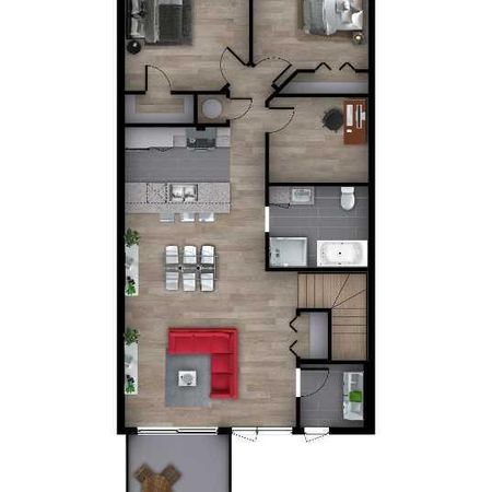 Grand 4½ +bureau, Internet, Domaine sur-le-Vert, St-Hyacinthe, 1 février - Photo 4