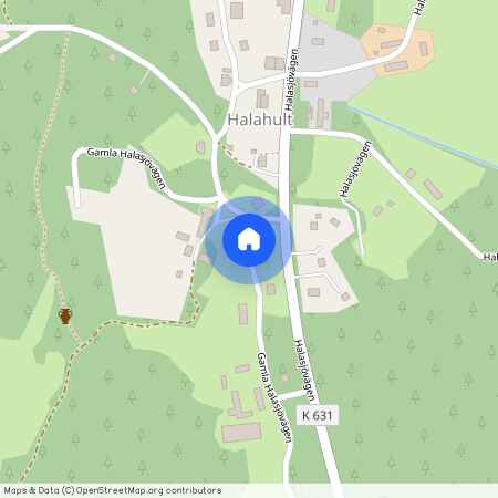 Gamla Halasjövägen, Trensum