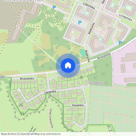 ul. Brukselska, Osiedle Europejskie, Gorzów Wielkopolski, lubuskie