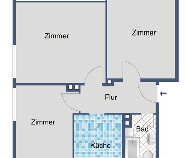 3-Zimmer-Dachgeschosswohnung in Schwalmstadt-Ziegenhain - Foto 3