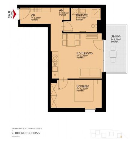 Moderne 2 Zi Wohnung mit Balkon provisionsfrei - nahe U1 - Foto 5