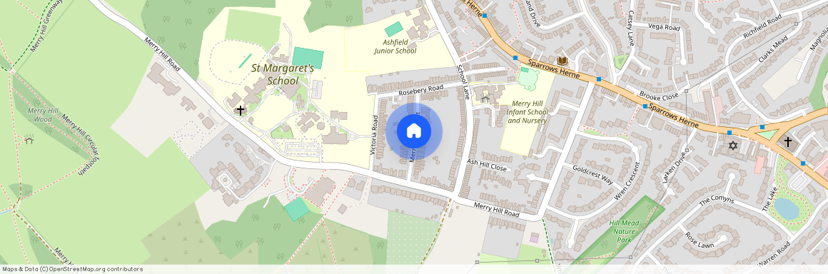Merry Hill Mount, BUSHEY, WD23