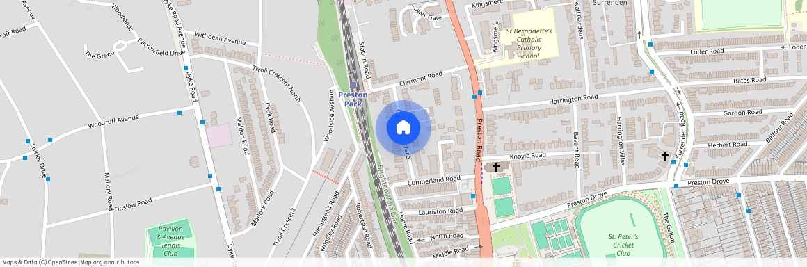 Clermont Terrace, Brighton, BN1