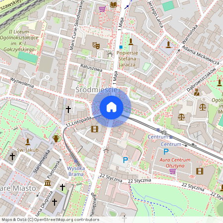 Śródmieście, Olsztyn, warmińsko-mazurskie