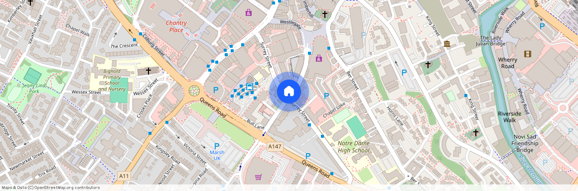 All Saints Green, Norwich NR1