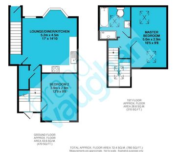 2 bedroom maisonette to rent - Photo 1