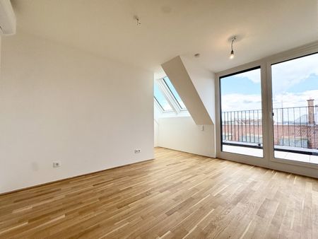 Erstbezug: 2-Zi DG-Wohnung mit Balkon, Terrasse & Fernblick - Photo 5