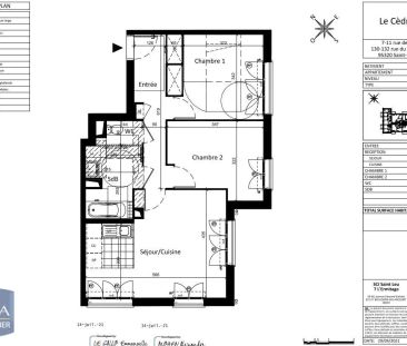 Appartement à louer 3 pièces 60.22m² - Photo 1