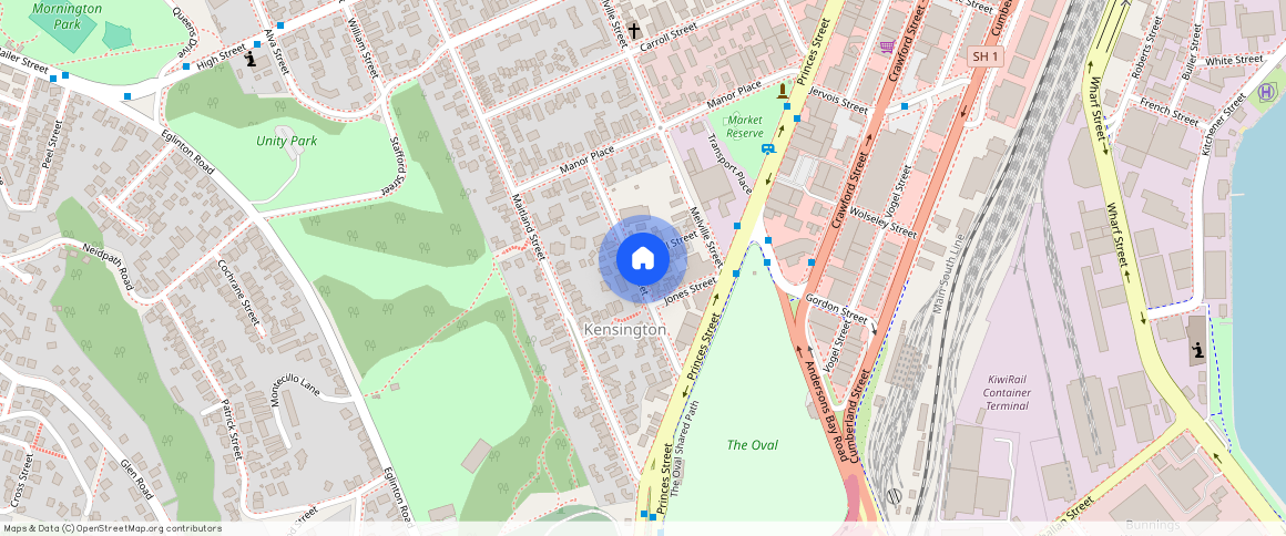 ** Lees Street, Dunedin Central