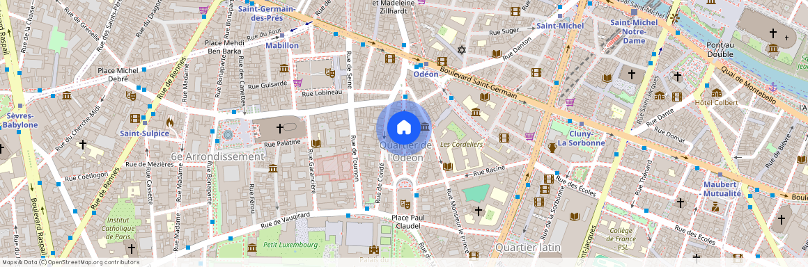 Rue de l'Odéon, Francja, Paris