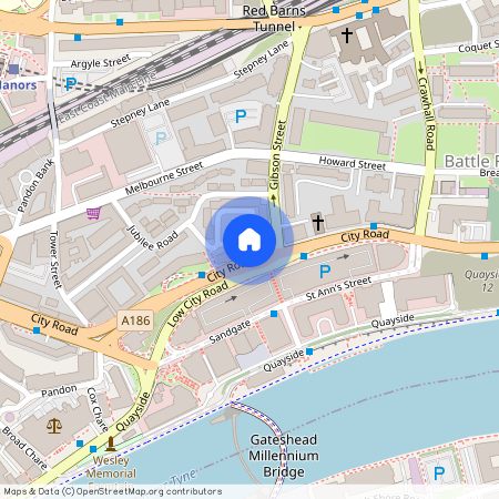 (?ppw) City Road, Quayside, City Centre, NE1