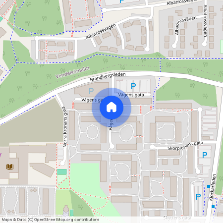 Vågens gata, Brandbergen