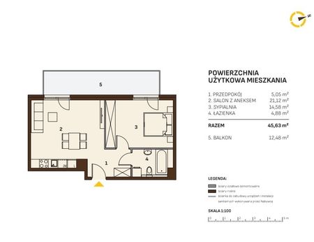 Nowe 2-pok. 46m2*Conrada-Galeria Bronowice*parking - Photo 3