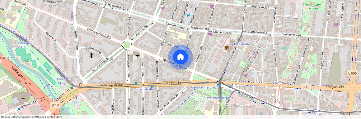 Gabelsbergerstraße 6, Bádensko-Württembersko