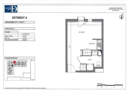 Location Appartement 1 pièce 22m² VILLENAVE D ORNON 33140 - Photo 5