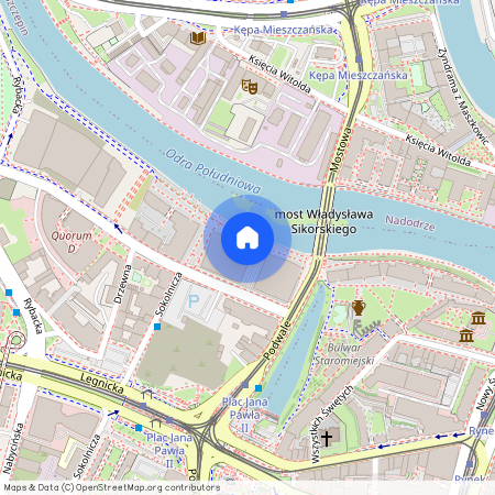 ul. gen. Władysława Sikorskiego, Szczepin, Stare Miasto, Wrocław, dolnośląskie