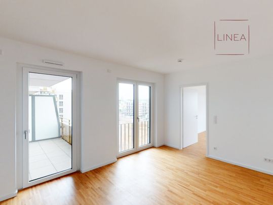 3-Zimmer-Wohnung mit Terrasse oder Balkon und moderner Einbauküche - Photo 1