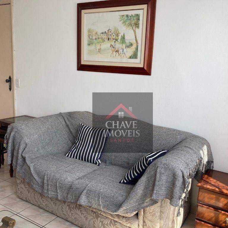 Apartamento com 1 dormitório para alugar, 60 m² por R$ 3.000,02/mês - Gonzaga - Santos/SP - Foto 1