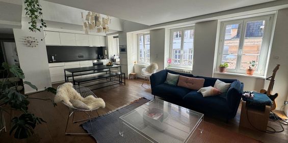 À LOUER ! Magnifique appartement meublé en duplex de 4/5 pièces avec terrasse, idéalement situé dans une copropriété de charme au cœur de Strasbourg - Photo 3