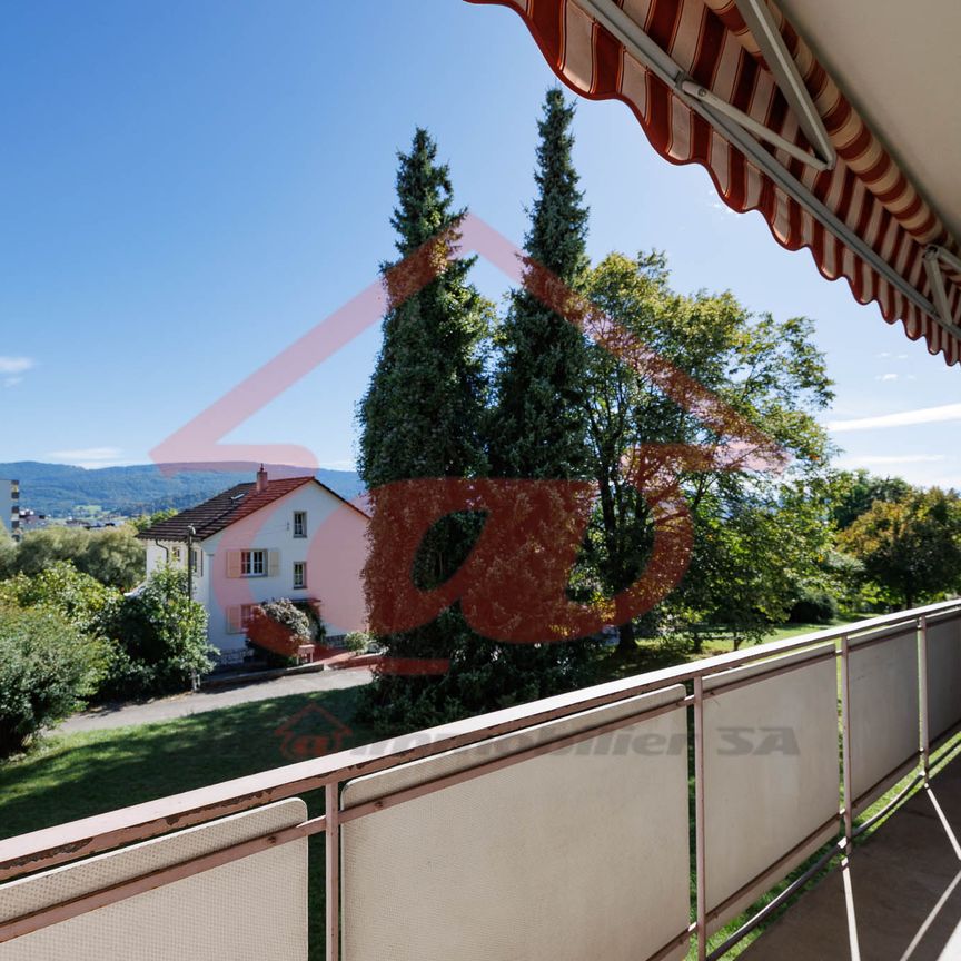 Appartement de 4 pièces au rez-de-chaussée à Delémont - Photo 1