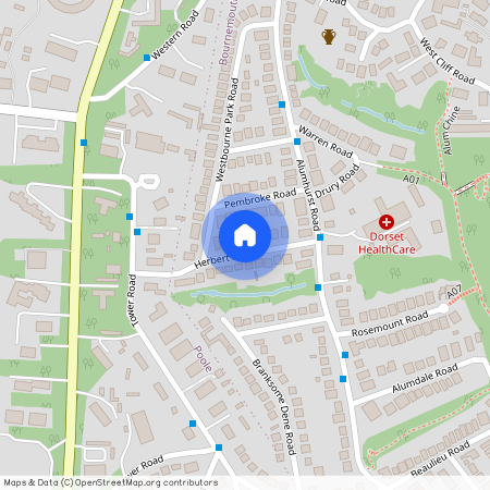 Two double bedroom First floor flat in Herbert Road, Alum Chine, Bournemouth