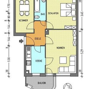 Reinkommen und Wohlfühlen: günstige 2,5-Zimmer-Wohnung - Photo 2