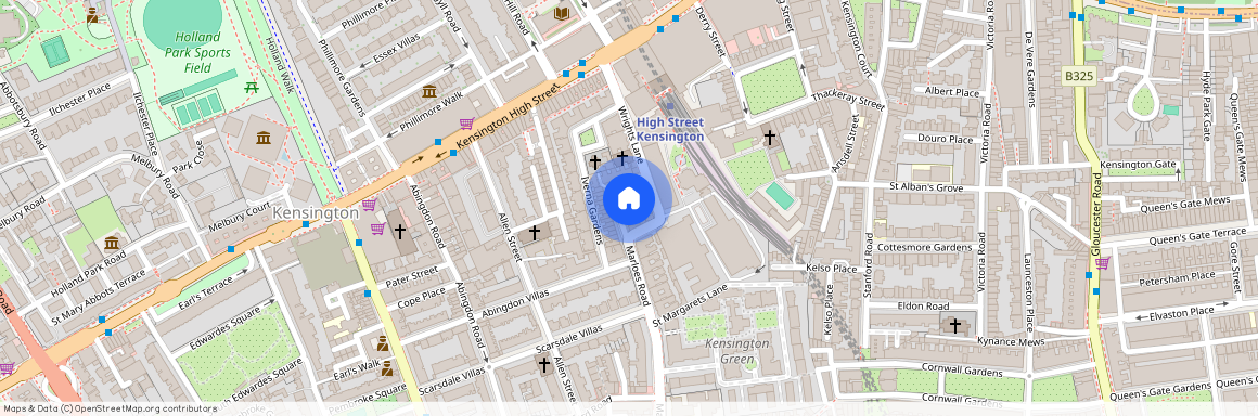 Cheniston Gardens, nr Kensington High Street, Kensington, W8 6TG