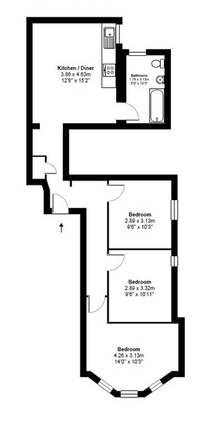 3 Bed Flat, Stuart Crescent, N22 - Photo 2