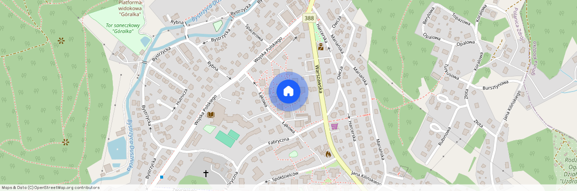 ul. Łąkowa, Polanica-Zdrój, kłodzki, dolnośląskie