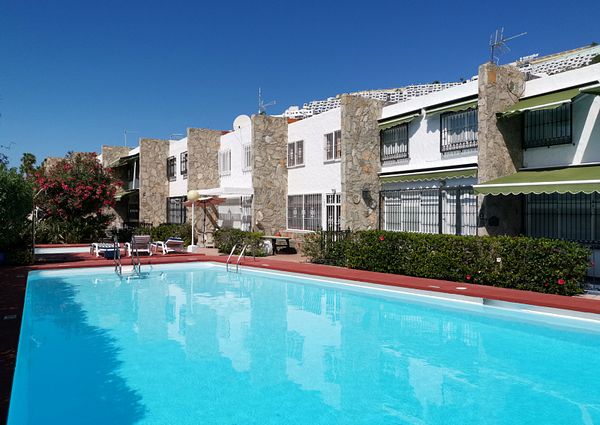 Townhouse close to the beach in Puerto Rico, Gran Canaria.