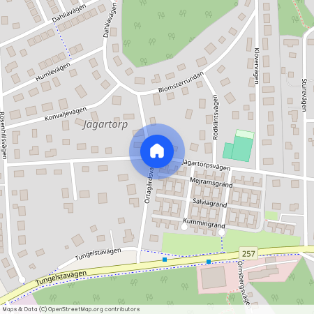 Jägartorpsvägen, Västerhaninge