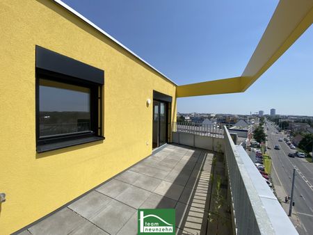 LEO 131 – Moderne 3 Zimmer Wohnung mit 2 Terrassen, Abstellraum und Küche! Anbindung zu U6 und S-Bahn Floridsdorf sowie Siemensstraße Bahnhof - Foto 3