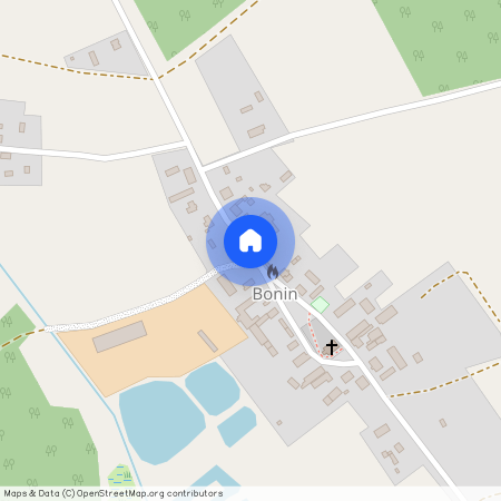 ul. Świętoborzec, Bonin, Łobez, łobeski, zachodniopomorskie