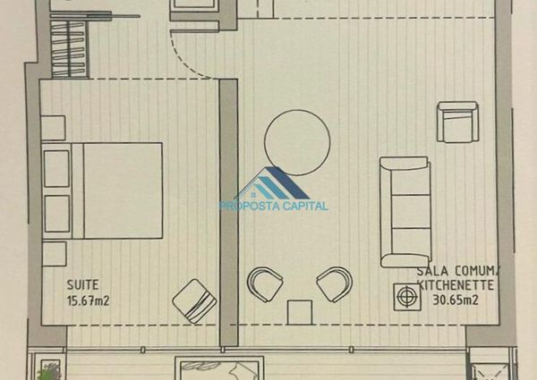 Apartamento T1 em Lisboa