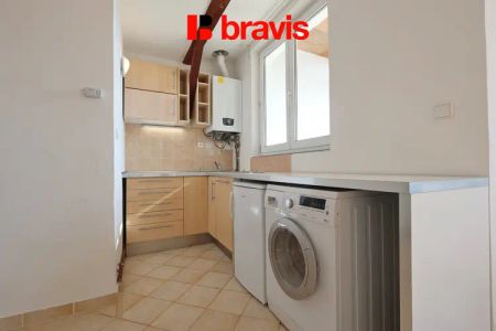 Pronájem bytu 1+kk, Brno - Černovice, ulice Klíčova, lodžie, sklep - Fotografie 3
