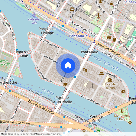 Rue St Louis en l'Ile et rue Budé 75004 Paris (4e arrondissement)