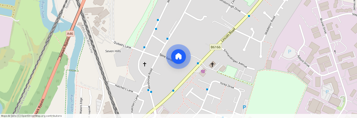 Spire Gardens, Newark, Nottinghamshire, NG24