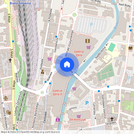 ul. Mostowa, Dolne Przedmieście, Bielsko-Biała, śląskie